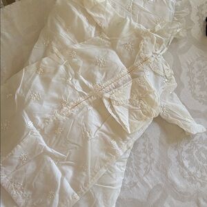 Quiltex Christening bunting, gown, and bonnet